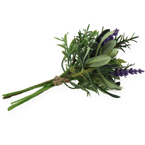 Floristik24 Mazzo di rosmarino alla lavanda 20 cm