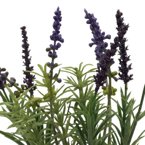 Prodotto Decorazione artificiale alla lavanda Mazzo di piante artificiali viola 36 cm