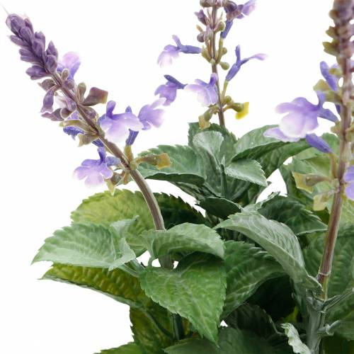 Floristik24 Lavanda artificiale in vaso, vaso di lavanda, pianta artificiale mediterranea