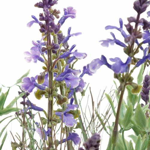 Prodotto Decorazione floreale lavanda in un vaso di piante artificiali