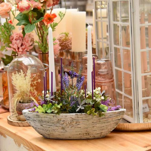 Floristik24 Lavanda artificiale in vaso H25cm