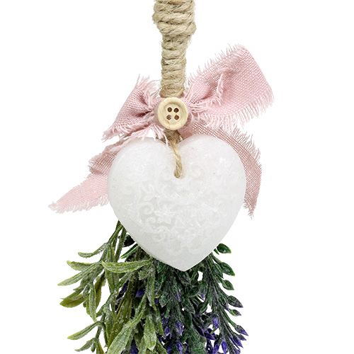 Floristik24 Cespuglio di lavanda con cuore 25cm culo. 2 °