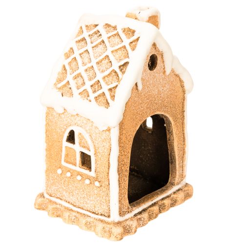 Portacandele a forma di casetta di pan di zenzero, da appoggio e decorativo, 13 cm | Floristik24.it