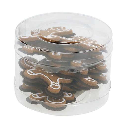 Floristik24 Omini di pan di zenzero in feltro da incollare 4 cm 12 pz