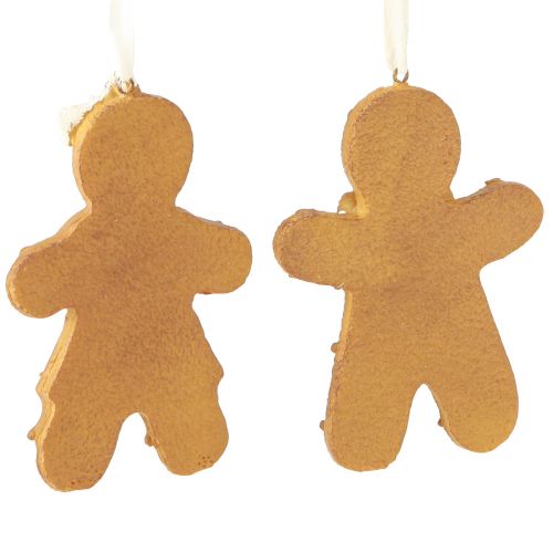 Prodotto Decorazione omino di pan di zenzero donna di pan di zenzero da appendere H10,5 cm 4 pezzi