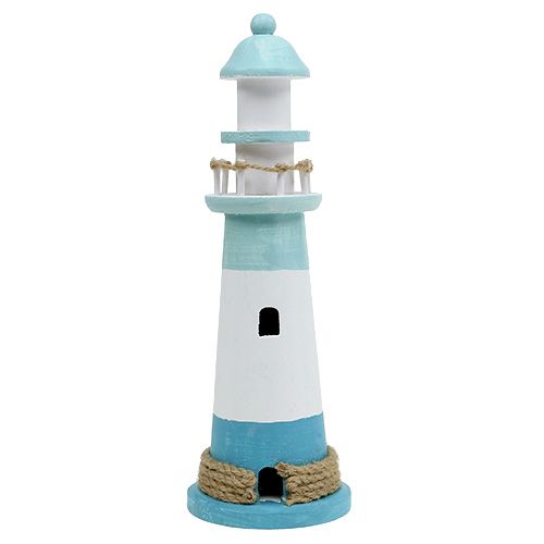 Floristik24 Faro Ø10cm H30cm blu-bianco