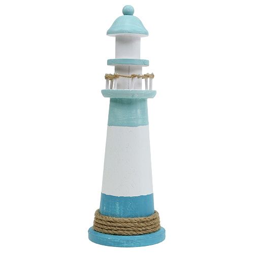 Floristik24 Faro Ø10cm H30cm blu-bianco