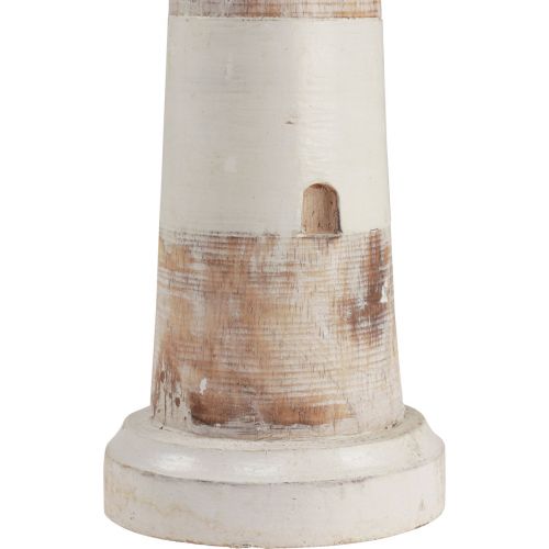 Floristik24 Faro decorazione decorazione marittima legno bianco naturale 58 cm