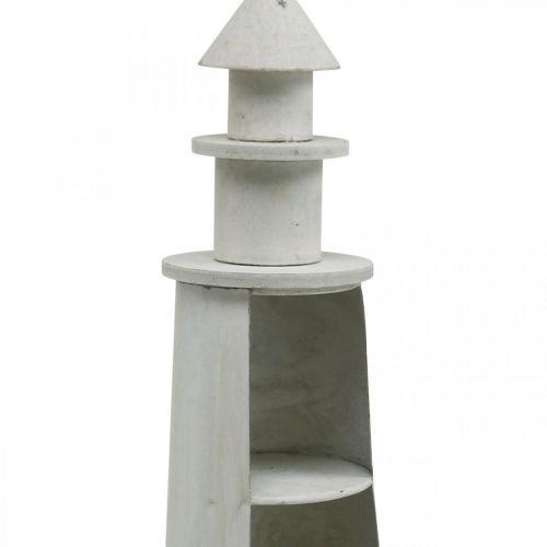 Prodotto Faro Shabby Chic Crema Marittimo Deco Ø13cm H41.5cm