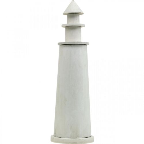 Prodotto Faro Shabby Chic Crema Marittimo Deco Ø13cm H41.5cm