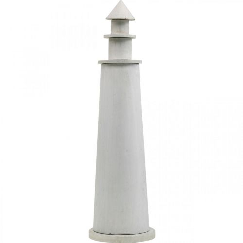 Prodotto Faro Shabby Chic Crema Decorazione Estiva Marittimo Ø14,5cm H51cm