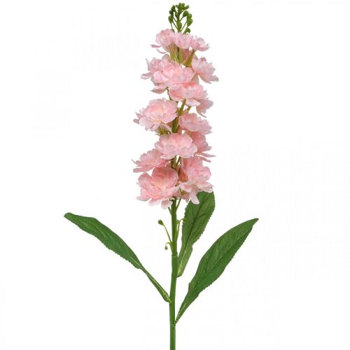 Floristik24 Levkoje Fiore artificiale rosa come un vero stelo Fiore artificiale 78 cm