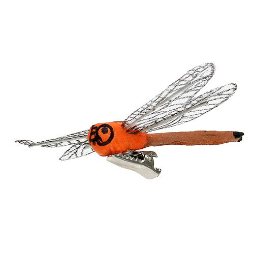 Floristik24 Libellule sulla clip 6,5 cm x 8,5 cm 12 pezzi