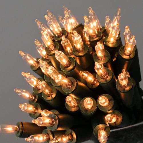 Floristik24 Catena leggera mini 50 7.5m per interno verde/trasparente