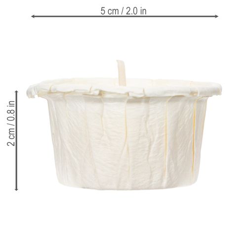 Prodotto Tealight in custodia di carta per occasioni festive e momenti suggestivi Light One 4cm 50 pezzi