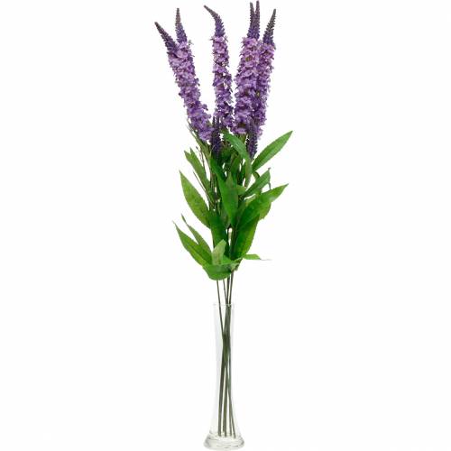Floristik24 Farfalla lilla, lilla artificiale, fiore di seta, lilla estivo 6 pezzi