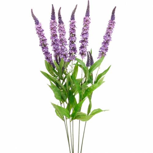Floristik24 Farfalla lilla, lilla artificiale, fiore di seta, lilla estivo 6 pezzi