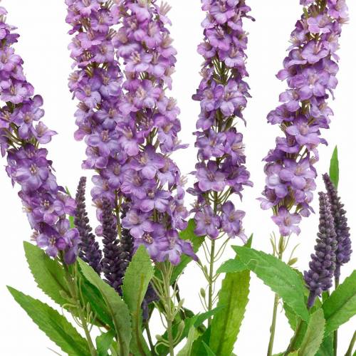 Floristik24 Farfalla lilla, lilla artificiale, fiore di seta, lilla estivo 6 pezzi