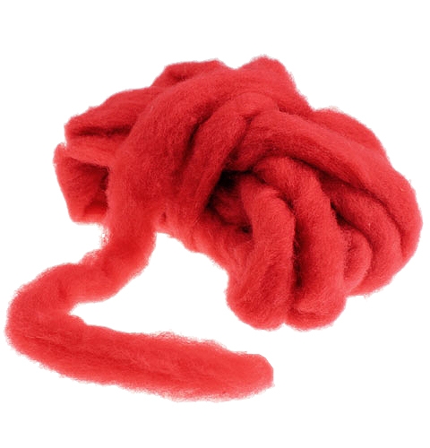 Floristik24 Rivetto in lana 10m rosso