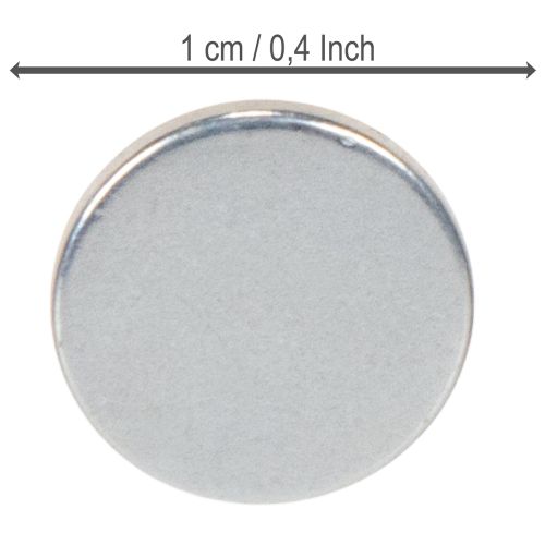 Dischetti magnetici rotondi per portacandele e vassoi in metallo, 1 cm, 20 pezzi | Floristik24.it