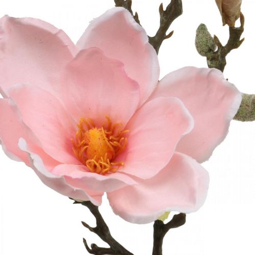 Decorazione di fiori artificiali rosa magnolia Ramo di fiori artificiali H40cm