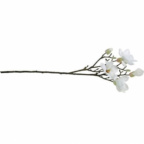Prodotto Ramo di magnolia bianco Fiore artificiale di magnolia ramo decorativo