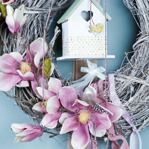 Floristik24 Ramo di magnolia viola 110 cm 1p