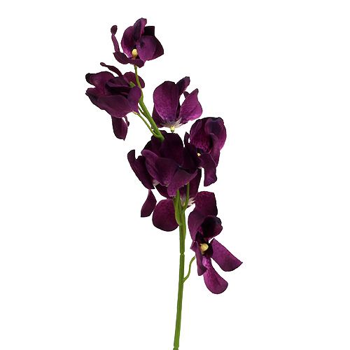 Prodotto Mokara orchidea viola 50 cm artificiale 6 pezzi