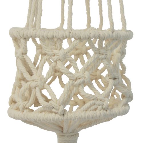 Prodotto Decorazione da appendere in macramè crema in stile boho Ø12cm H79cm