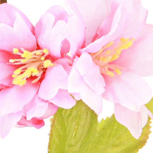 Prodotto Mandorlo artificiale in vaso con fiori rosa H28cm