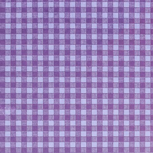 Prodotto Polsino in carta plaid viola 25cm 100m