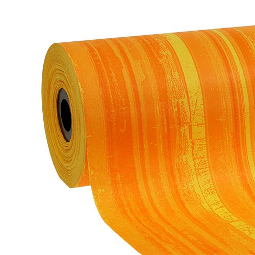 Polsino di carta 25 cm 100 m giallo/arancione