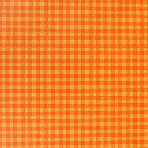 Prodotto Polsino di carta 25 cm 100 m quadretti arancioni