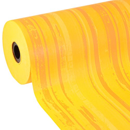 Polsino di carta fiore di carta giallo arancione 37,5 cm 100 m
