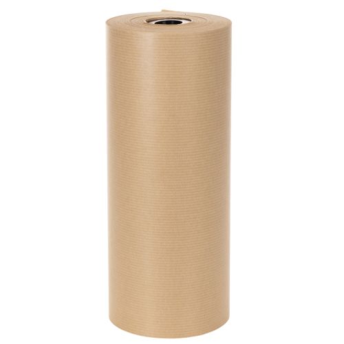 Carta kraft naturale, rotolo di carta decorativa da 25 cm, 100 m. | Floristik24.it