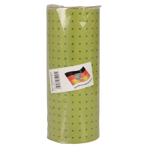 Prodotto Polsino di carta velina pois verde muschio 25 cm 100 m