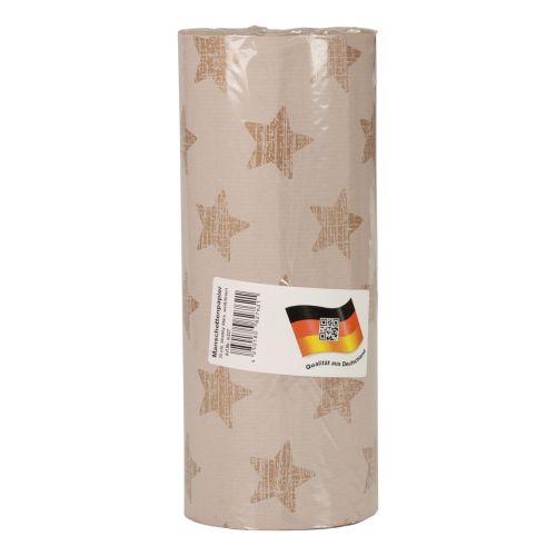 Floristik24 Polsino di carta velina stelle bianche 25 cm 100 m