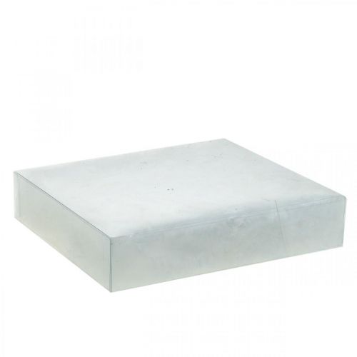 Floristik24 Piume decorative, piume di marabù, decorazioni pasquali, piume per artigianato Bianco 45g