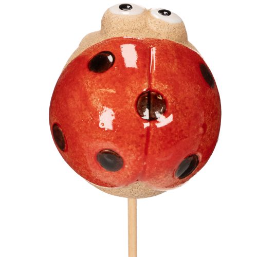 Prodotto Paletti decorativi a forma di coccinella per il giardino, 25 cm, 4 pezzi