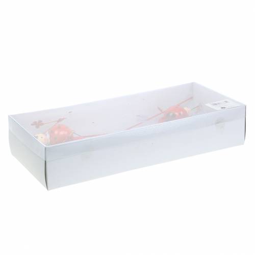 Floristik24 Spina decorativa coccinella metallo H35cm 3pz