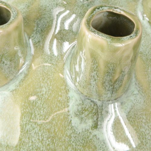 Prodotto Vaso decorativo marittimo Coral Design verde chiaro Ø14,5cm H14cm