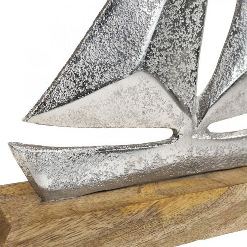 Floristik24 Decorazione marittima, barca a vela decorativa in metallo, nave decorativa H26cm