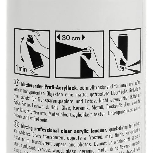 Floristik24 Vernice acrilica professionale spray opaca 400ml