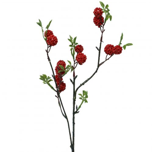 Floristik24 Ramo di bacche di gelso artificiale ramo di Natale 63 cm