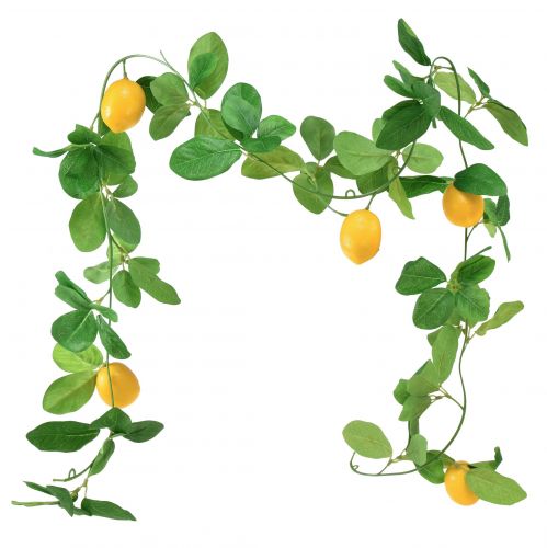 Prodotto Ghirlanda decorativa mediterranea decorazione limone artificiale 165 cm