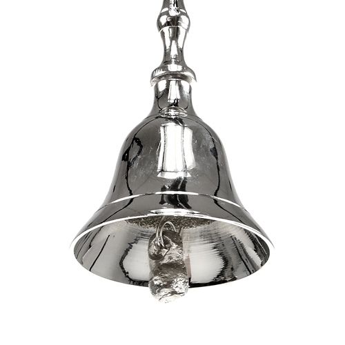 Campanello porta carte menu 12cm argento | Floristik24.it