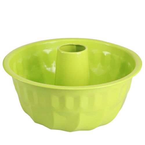 Prodotto Tortiera decorativa Gugelhupf in metallo verde mela Ø23cm H12cm