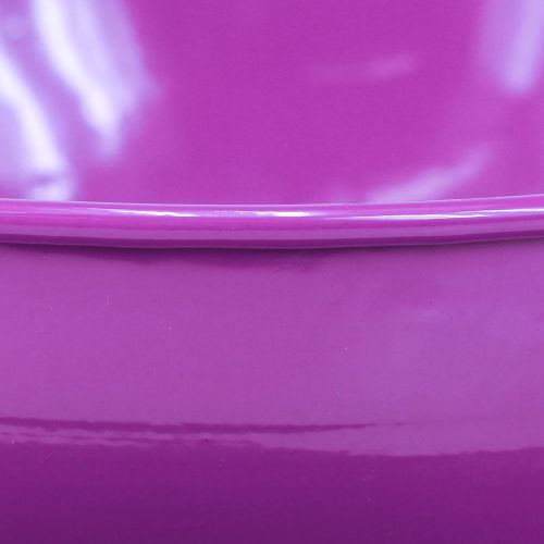 Prodotto Tazza decorativa in metallo Ø16cm H9cm Tazza da tè con piattino Viola 2pz