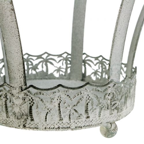 Floristik24 Corona in metallo per decorazione Ø20,5cm H26cm