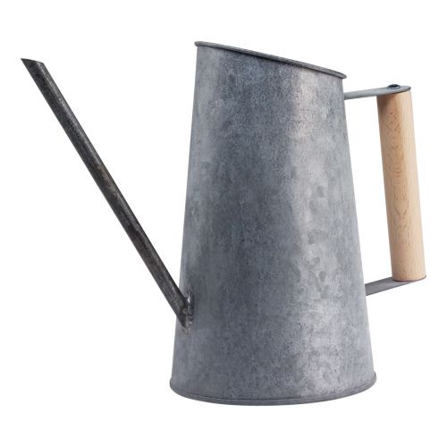 Prodotto Vaso decorativo per annaffiatoio decorativo in metallo con manico effetto zinco 21,5 cm